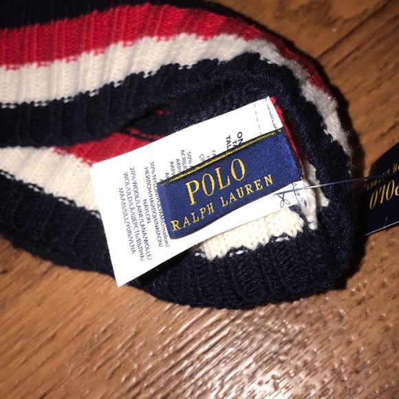 NWT POLO BY RALPH LAUREN BEANIE - Picture 7 of 8